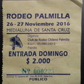 Rodeo-Eintrittskarte