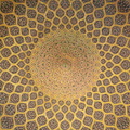 Isfahan Lotfollah mosque ceiling symmetric