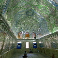 impressive glassworks inside the shrine